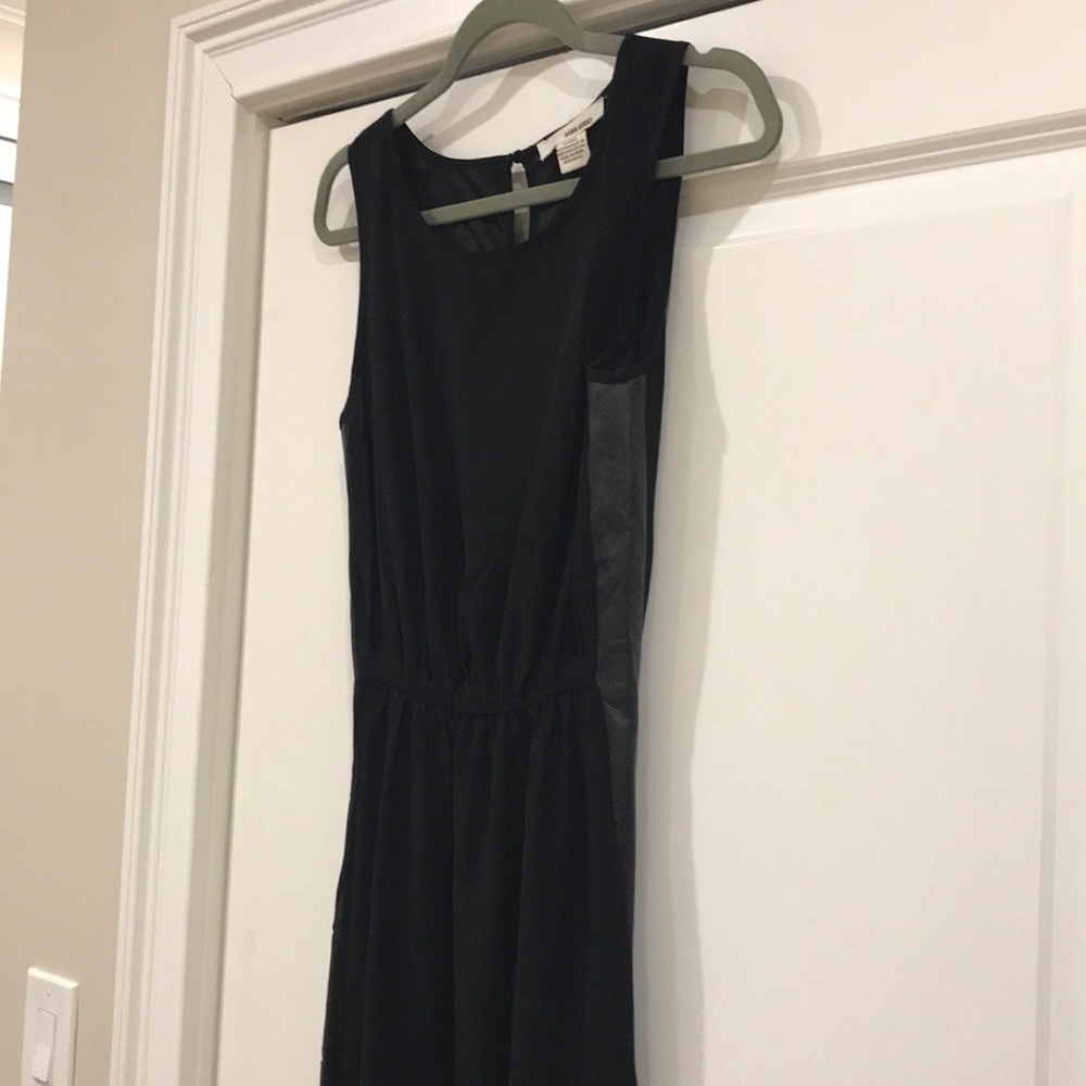 Black maxi dress
